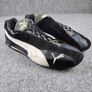 PUMA Speedcat OG Black/White Suede Driving Shoes - Men's Size 11